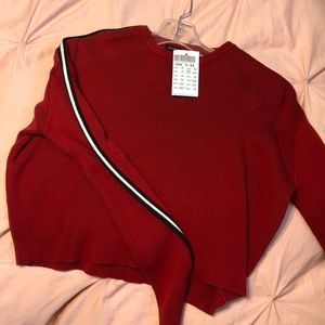 Never worn Red Brandy Melville sweater
